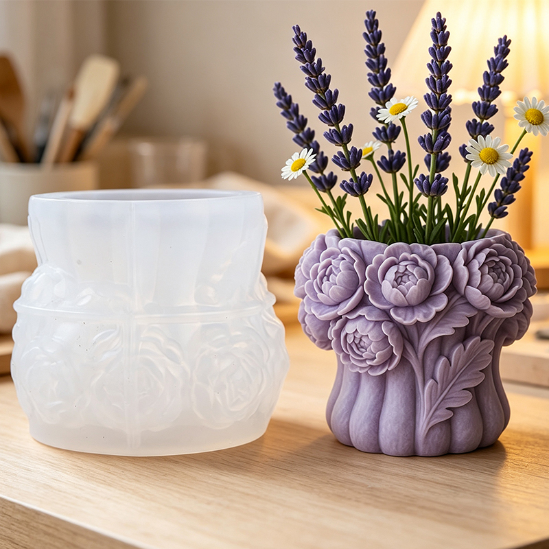 Potsticker Mold - Molde de Silicone 3D para Vaso