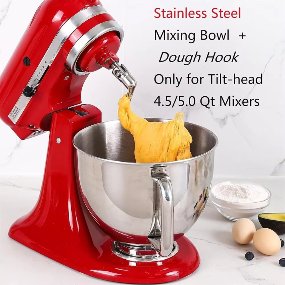 Kitchenaid Mixer Artisan 5Qt - Tigela de Mistura de Aço Inoxidável