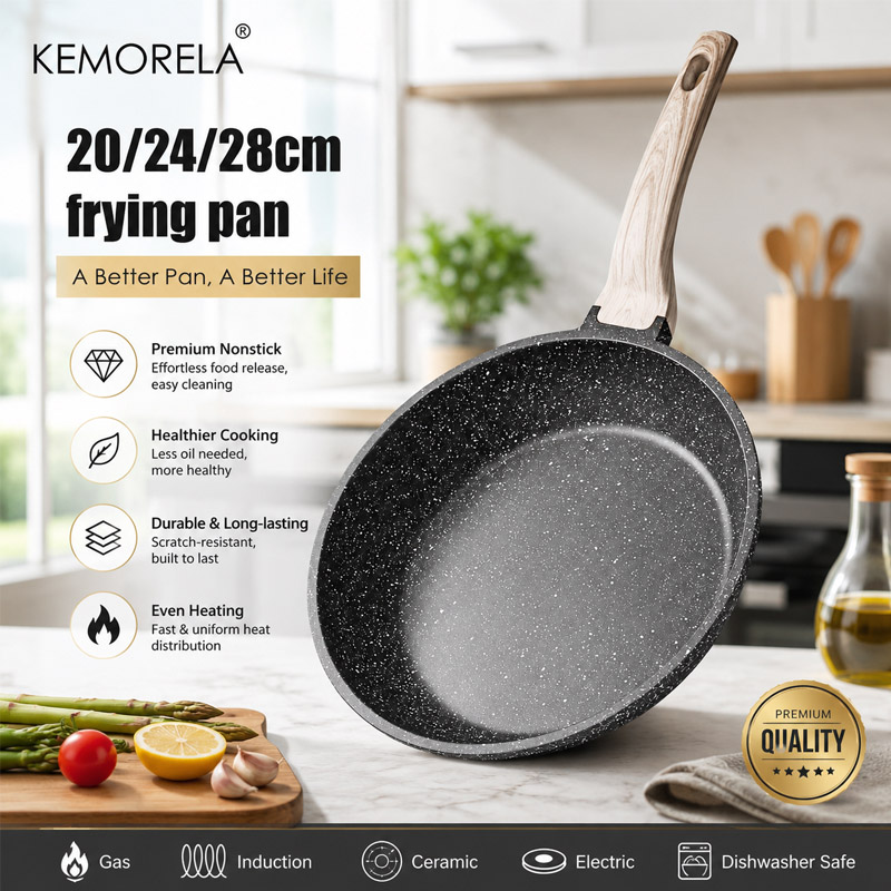 Mini Pancake Griddle - Panela Antiaderente 20/24/28cm para Bife e