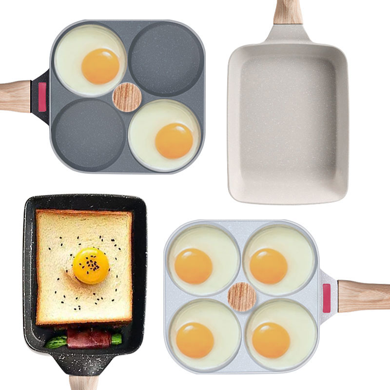 Mini Pancake Griddle - Frigideira japonesa antiaderente tamagoyaki ovo frigideira