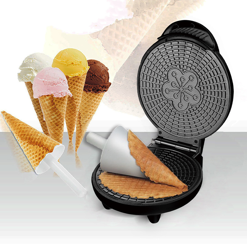 Waffle Cone Maker - Fabricante elétrico do rolo do ovo