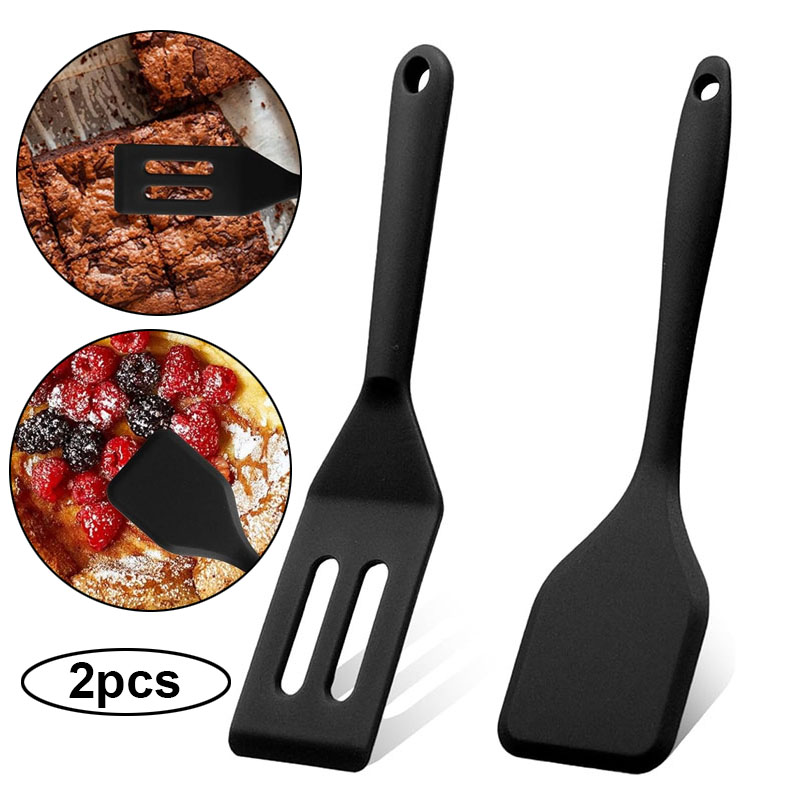 Okonomiyaki Spatula - 2 pçs mini silicone brownie servindo