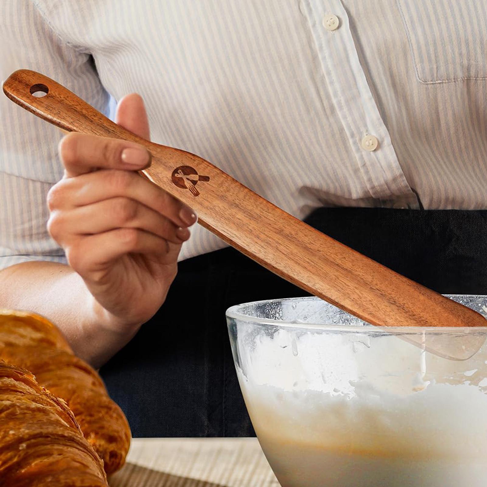 Okonomiyaki Spatula - Espátula de Madeira Ecológica para Pão