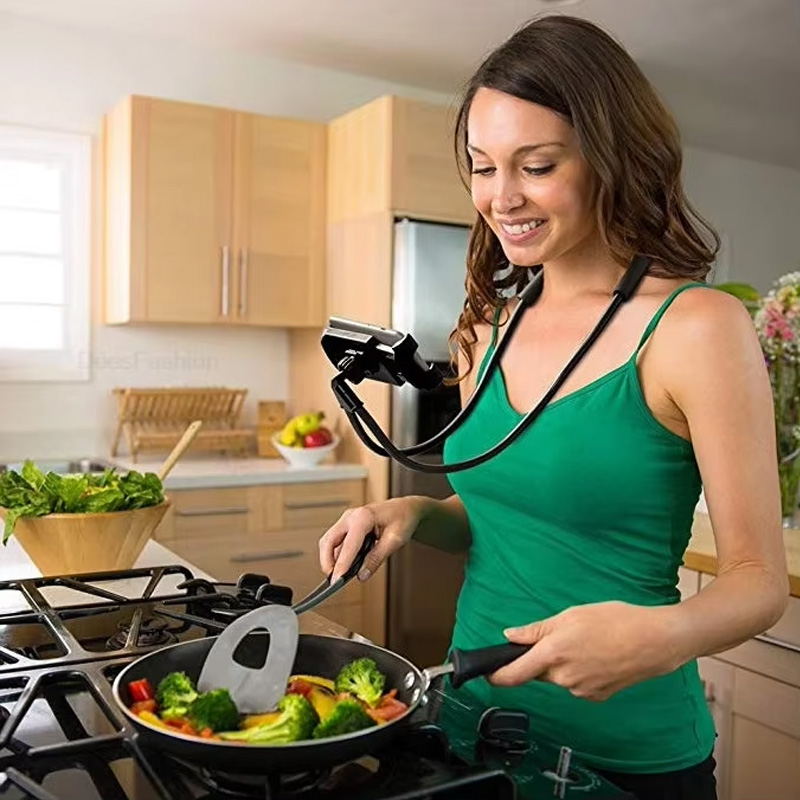 Taco Stand Holder - Suporte Flexível para Celular de Pescoço,