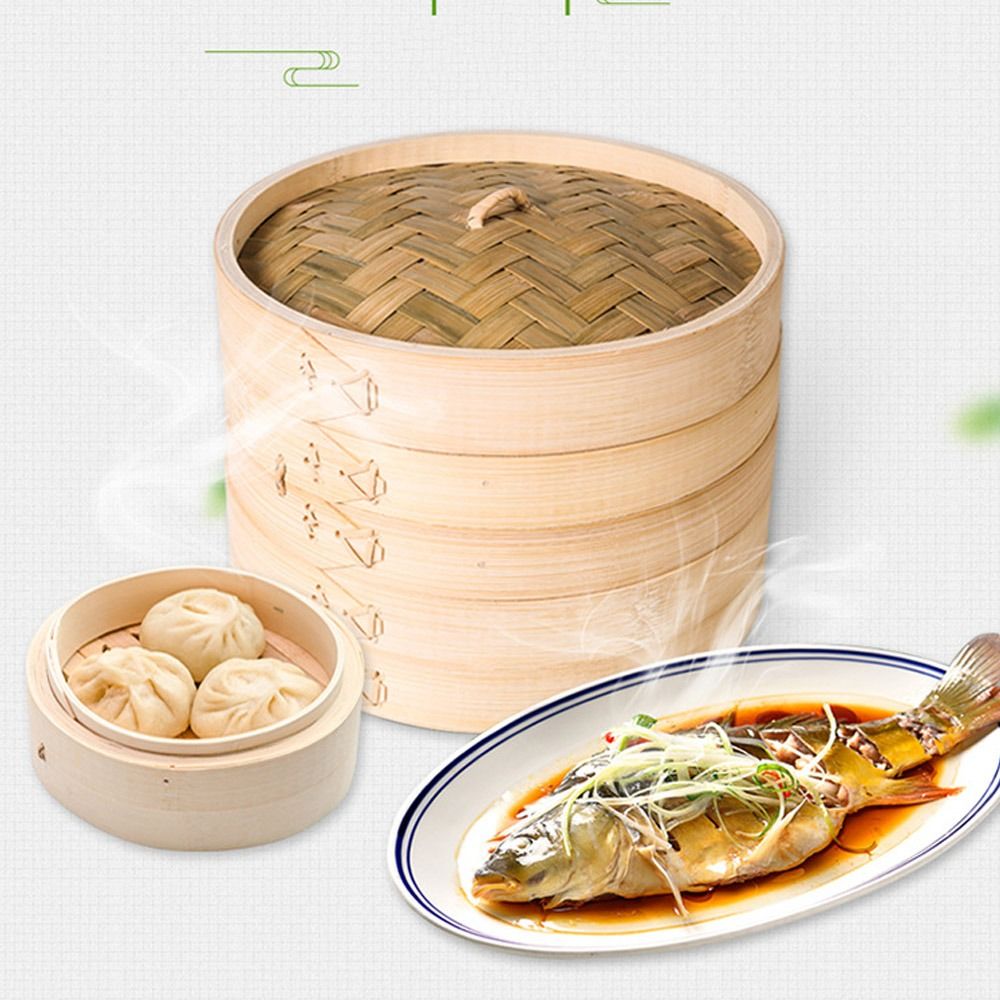 Vaporizador de Bambu Chinês co - Bao Steamer Bamboo avaliação e preço