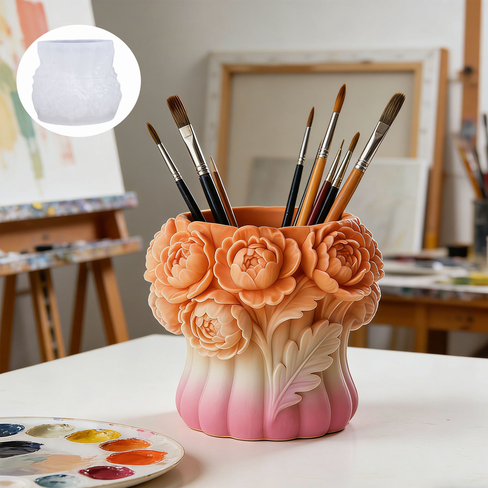 Molde de Silicone 3D para Vaso - Potsticker Mold avaliação e preço