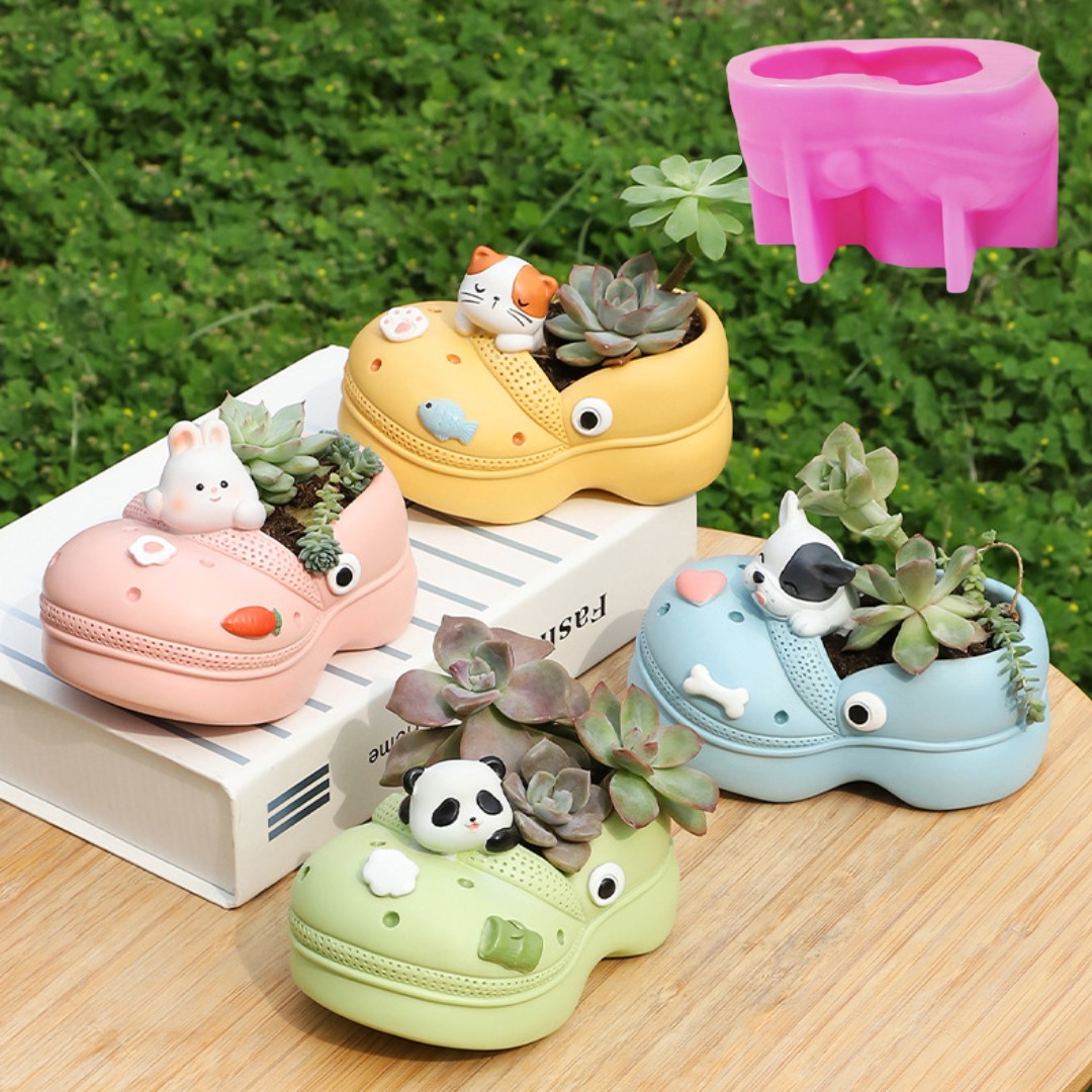 3D Animal Chinelos para Planta - Potsticker Mold avaliação e preço