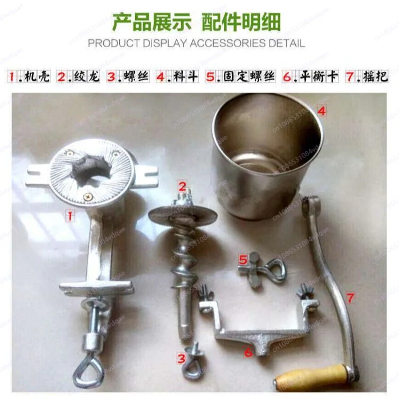 Moedor Manual Doméstico de Grã - Cast Iron Corn avaliação e preço