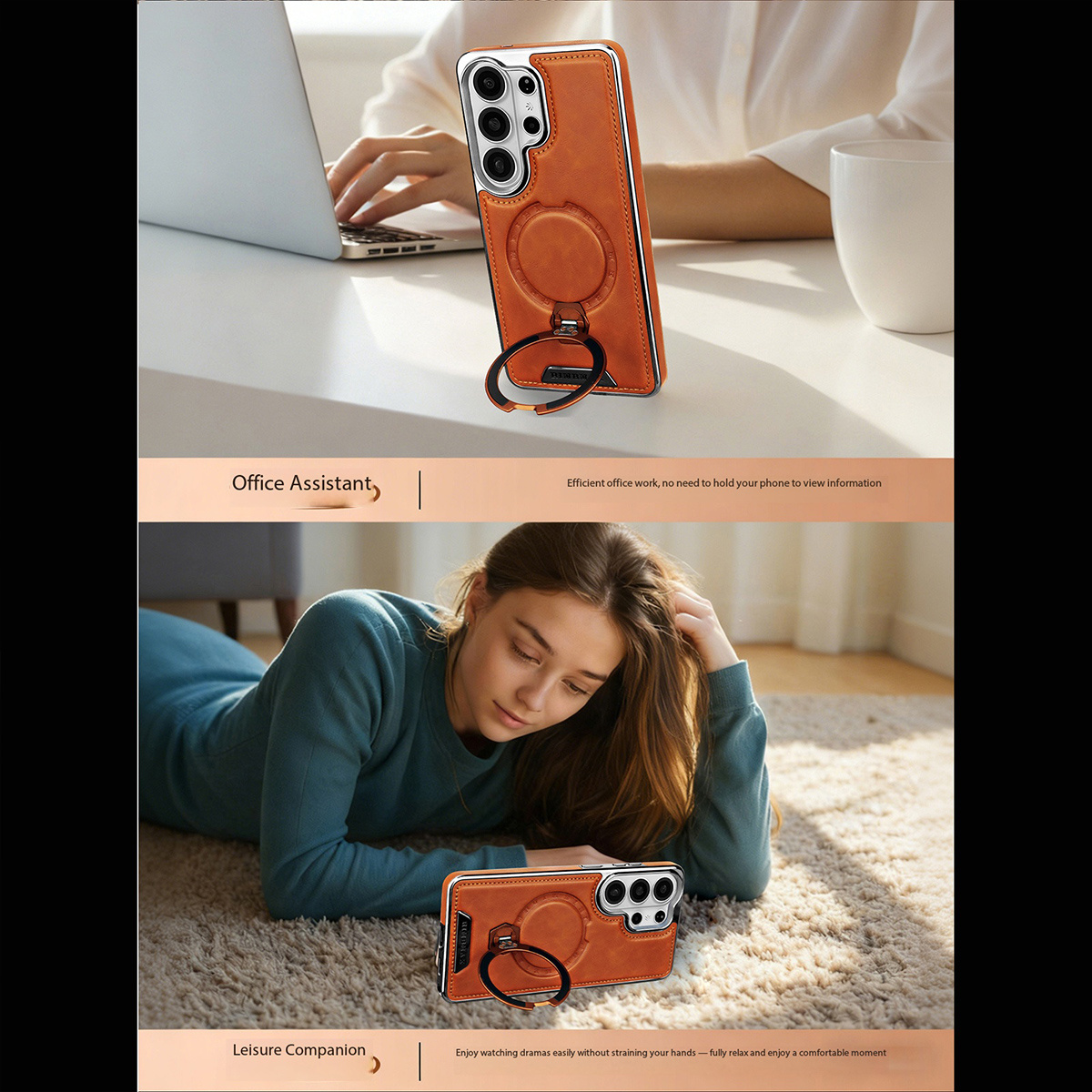 Capa de Telefone em Couro PU p - Taco Stand Holder avaliação e preço