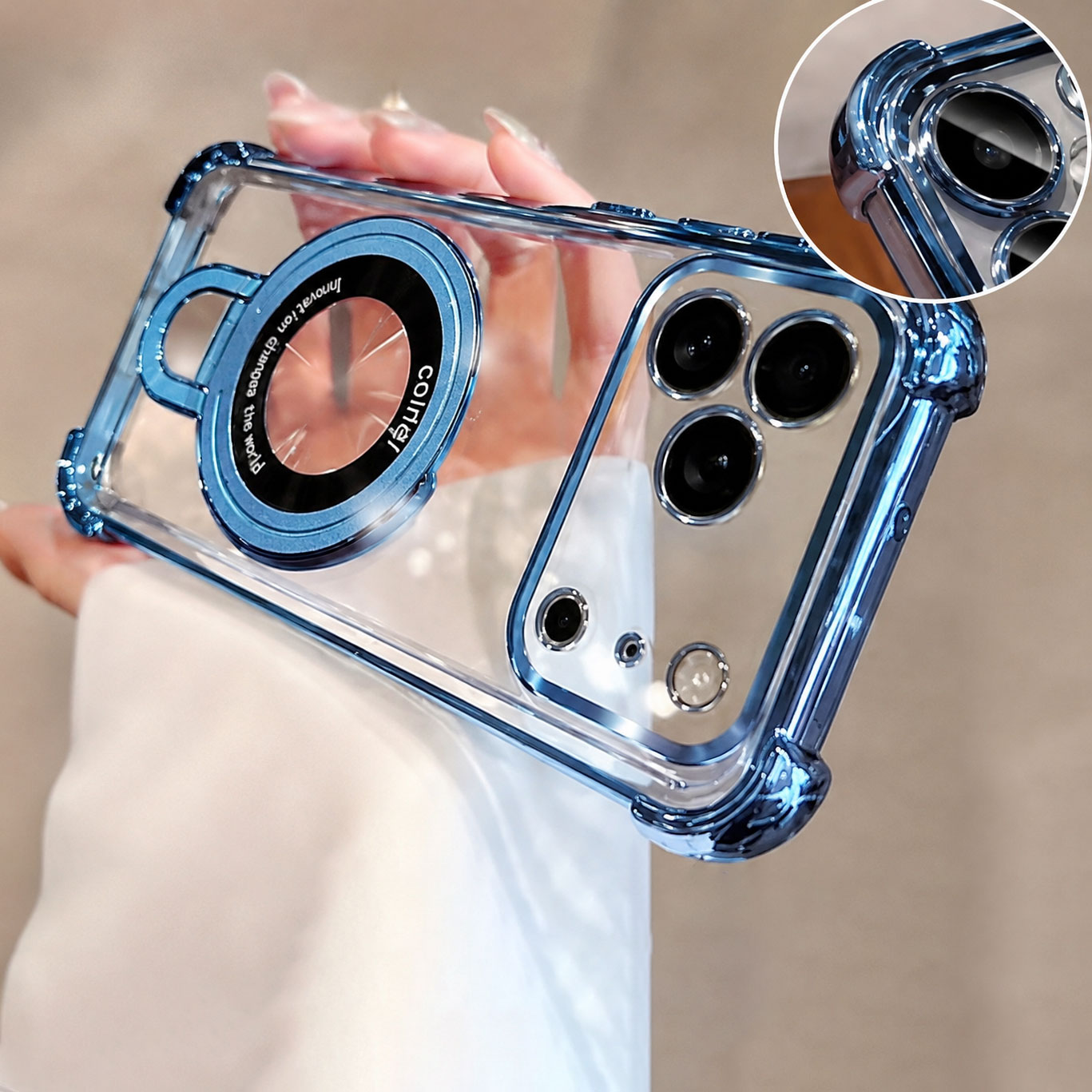 Capa de Telefone Luxuosa Trans - Taco Stand Holder avaliação e preço