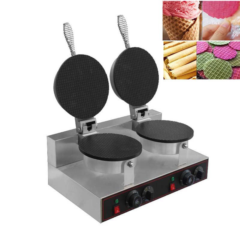 Nova Máquina Manual de Rolinho - Waffle Cone Maker avaliação e preço