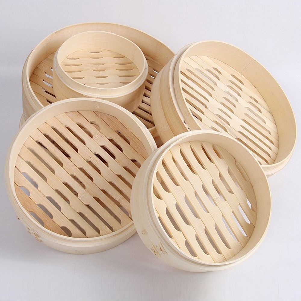 Vaporera Chinesa de Bambu com  - Bao Steamer Bamboo avaliação e preço