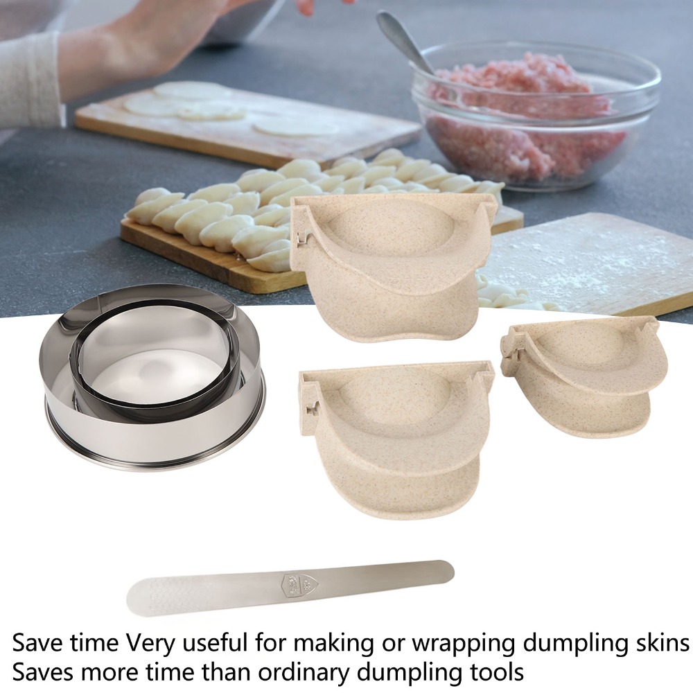 Kit de Moldes para Dumplings d - Dumpling Press Set avaliação e preço