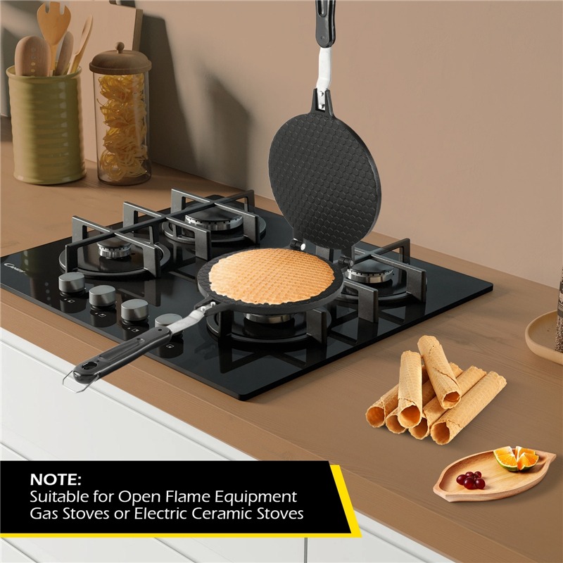 Rolo de ovo antiaderente de 22 - Waffle Cone Maker avaliação e preço