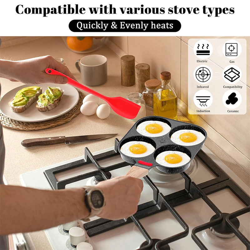 Frigideira de ovo aprofundada  - Mini Pancake Griddle avaliação e preço