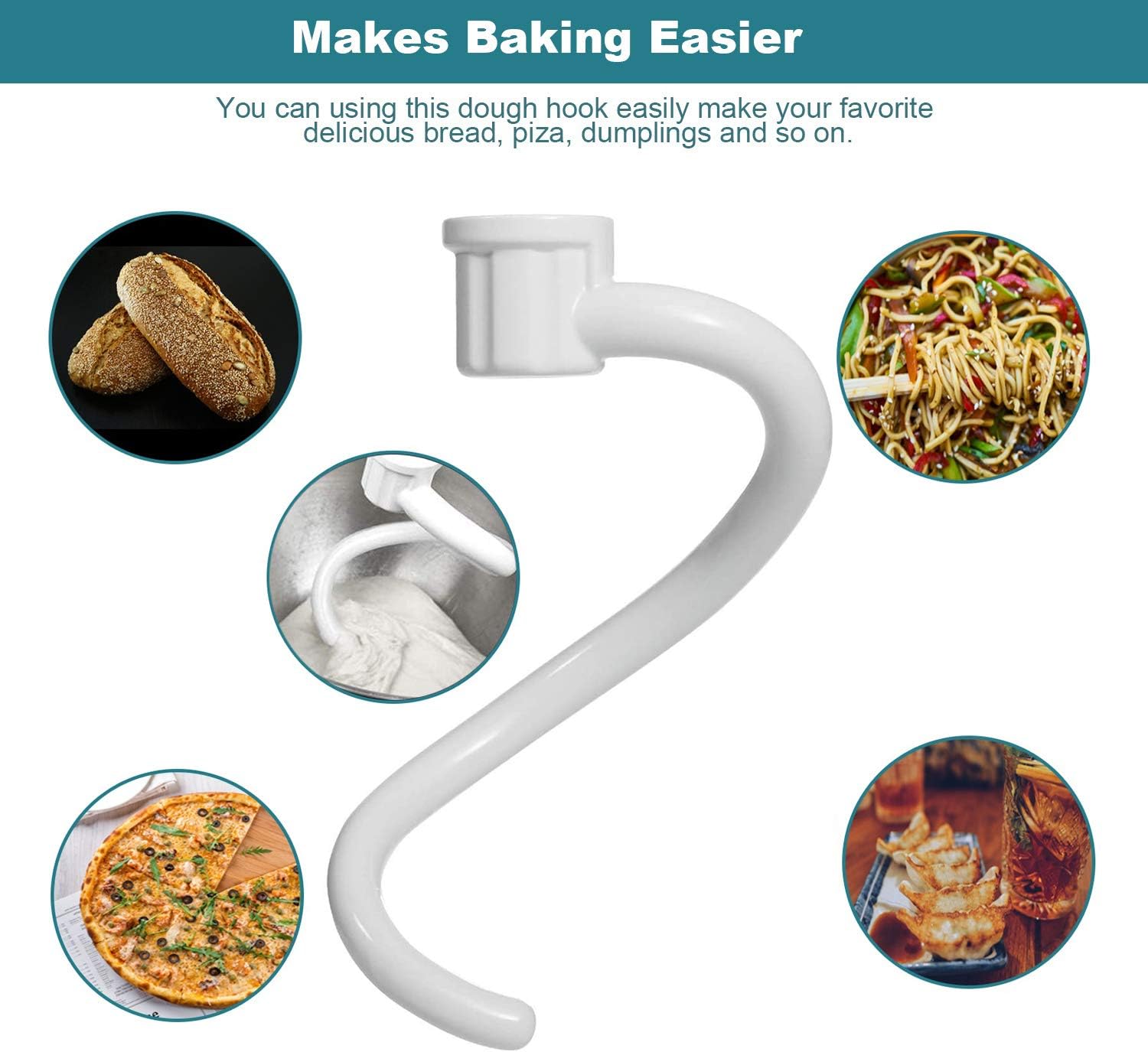 Gancho de massa espiral revest - Kitchenaid Mixer Pro 600 avaliação e preço