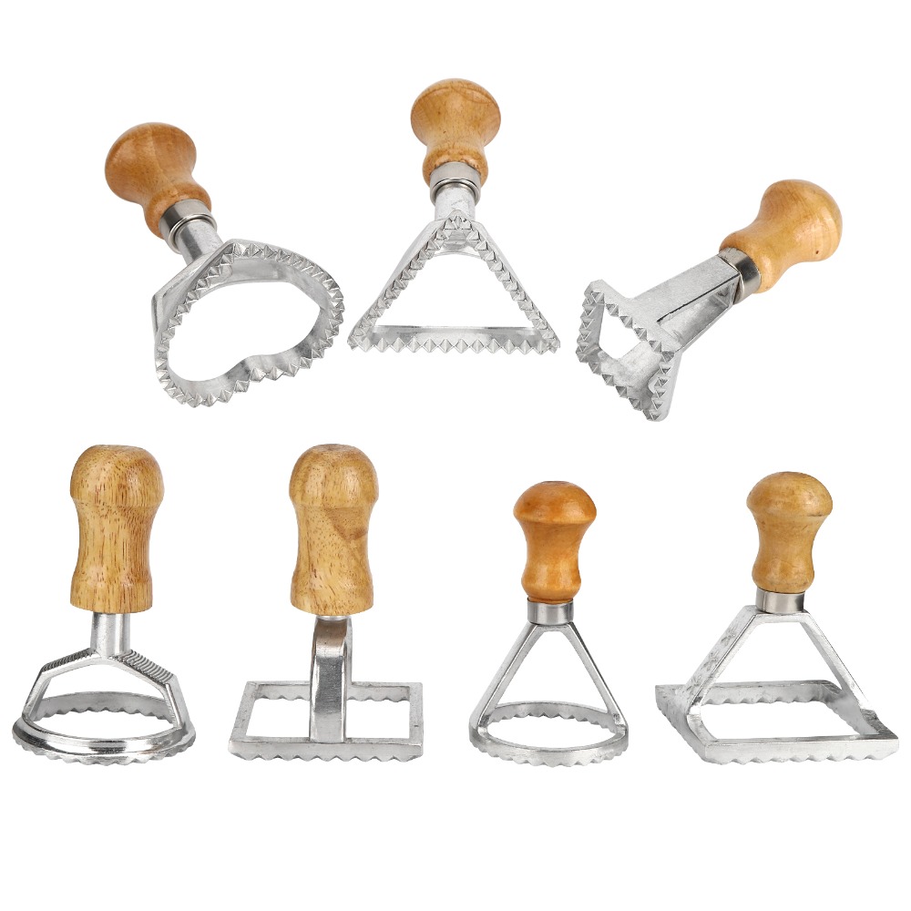Conjunto de 7 Cortadores Indiv - Dumpling Press Set avaliação e preço