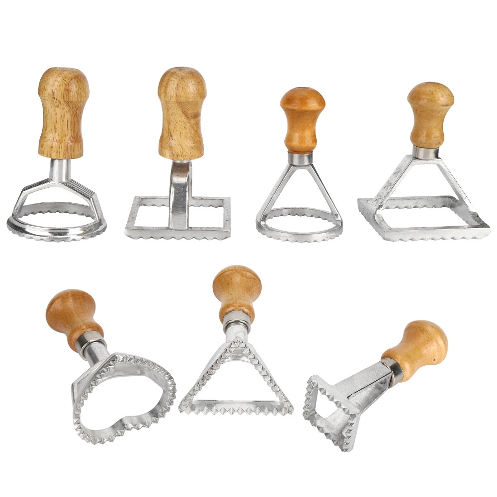 Conjunto de 7 Cortadores Indiv - Dumpling Press Set avaliação e preço