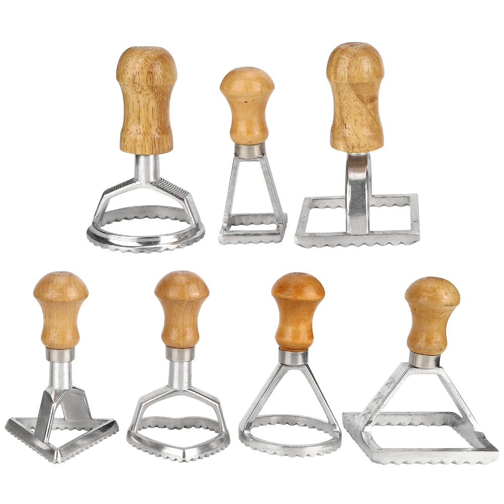 Conjunto de 7 Cortadores Indiv - Dumpling Press Set avaliação e preço